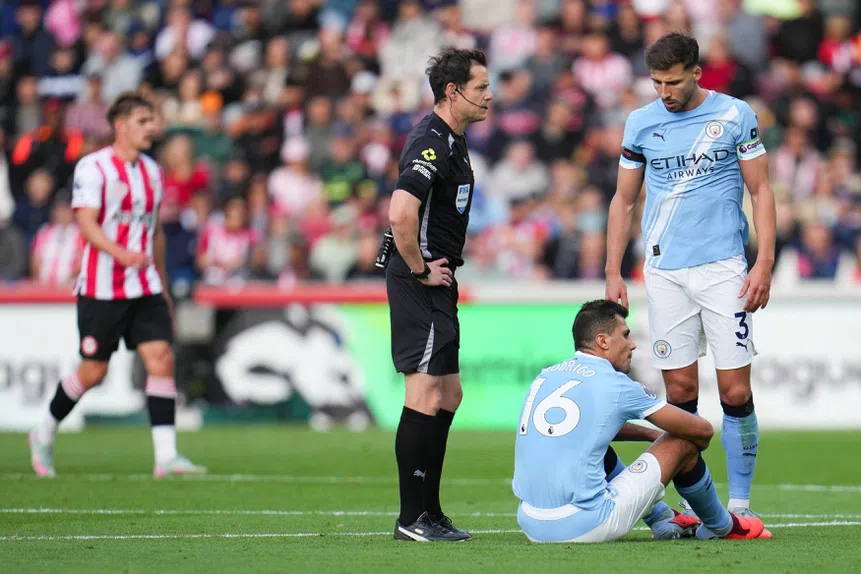 Guardiola em pânico! Rodri cai outra vez