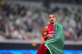 O atleta português Isaac Nader, campeão do Mundo dos 1500 metros, nos Mundiais de atletismo em Tóquio 2025. IMAGO