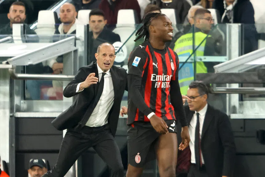 Allegri explode! Leão tarda em campo
