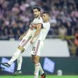 Espanhóis agradecem a Mikel Merino: médio do Arsenal bisou em Split - Foto: IMAGO