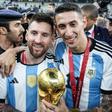 Lionel Messi e Ángel Di María foram campeões do mundo pela Argentina no Qatar em 2022 - Foto: Imago
