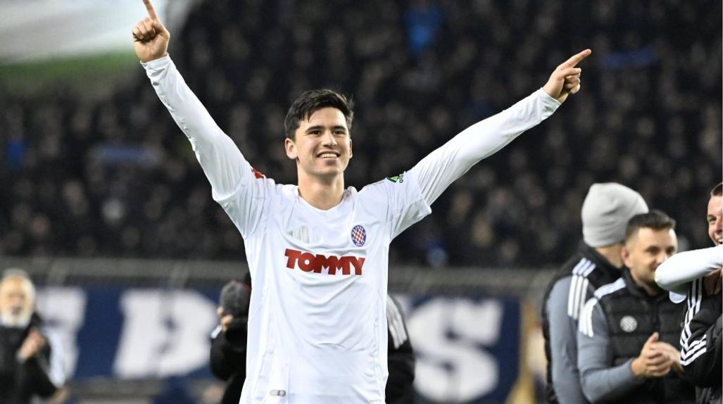Dominik Prpic nos sub-21 croatas - Foto: Federação Croata
