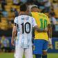Neymar perdeu a final da Copa America 2021 no Brasil para a Argentina de Messi