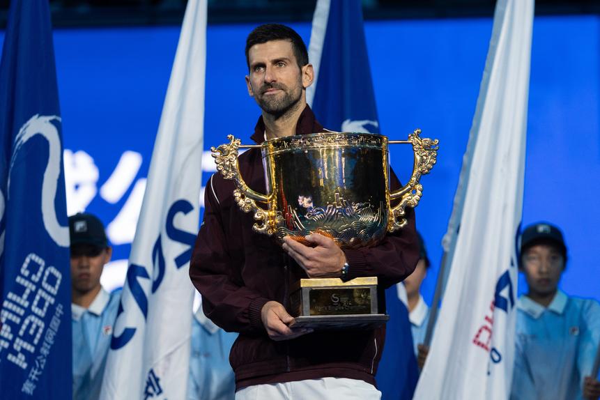 Djokovic conquistou o Open da China pela sétima vez na carreira - Foto: EPA/JESSICA LEE