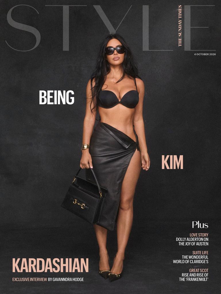 Kim Kardashian na capa da revista do Sunday Times