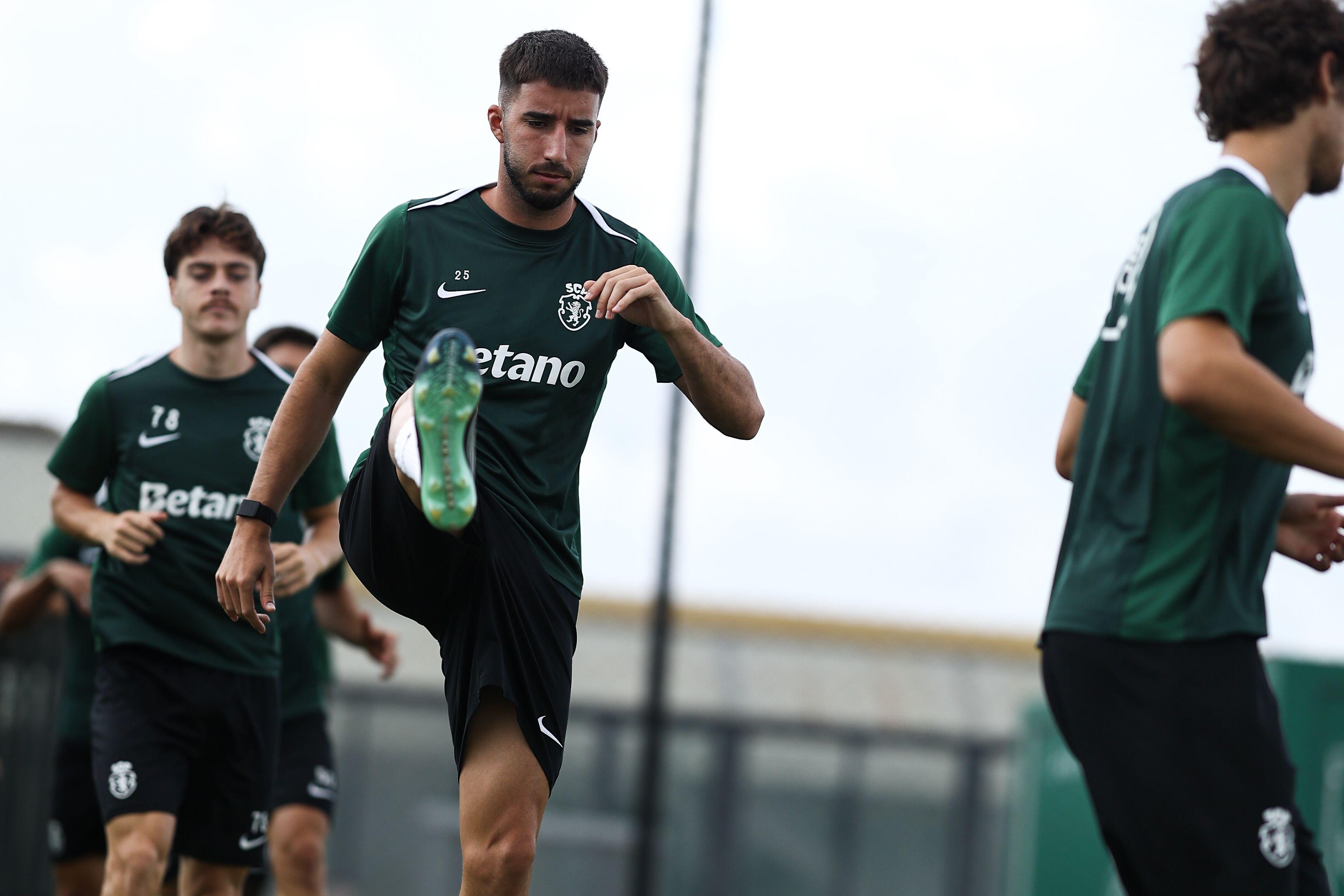 Gonçalo Inácio já voltou a treinar de leão ao peito - Foto: Sporting CP
