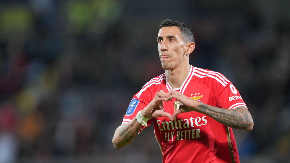 Di María: 100 jogos como titular do Benfica