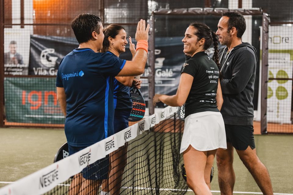 Ciarán não abalou o espírito da A Bola Padel Corporate League