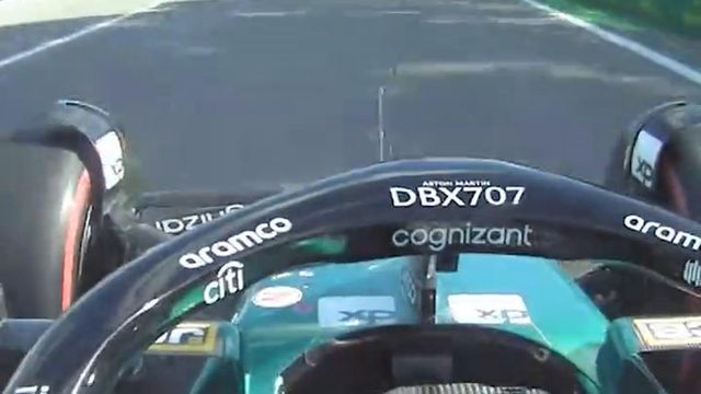 A perspetiva de Alonso da última volta em Interlagos