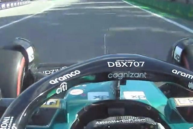 A perspetiva de Alonso da última volta em Interlagos