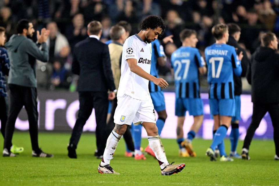 Lance caricato decide Club Brugge-Aston Villa, Shakhtar vence pela primeira vez