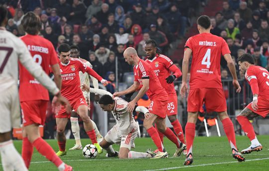 Benfica fez um remate e teve zero cantos na Allianz Arena