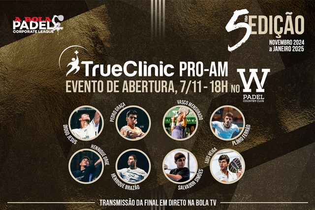 A Bola Padel Corporate League regressa com programa repleto de atrativos