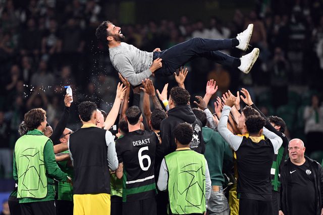 A mensagem dos jogadores a Amorim após a goleada sobre o Man. City