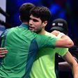 Alcaraz e Djokovic no mesmo grupo das ATP Finals