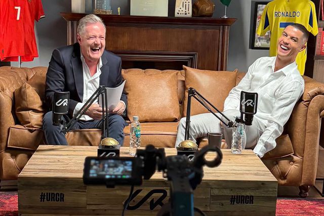 Piers Morgan e Cristiano Ronaldo - Foto: Instagram/@cristiano