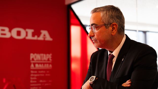 José Pereira da Costa, presidente da MAG do Benfica e candidato ao mesmo cargo na lista de Rui Costa esteve na redação de A BOLA - foto: Breno Barison