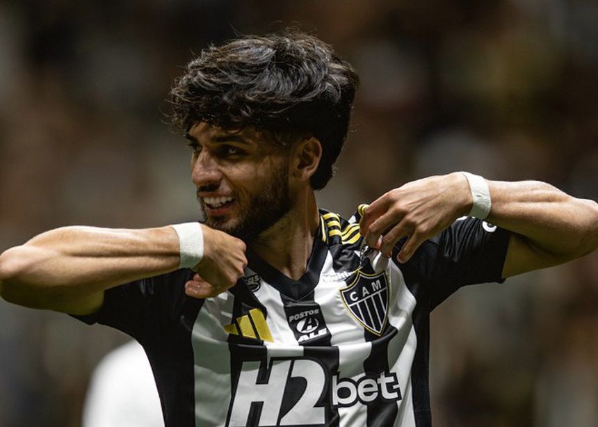 Biel estreou-se a marcar pelo Atlético Mineiro - Foto: X/Atlético