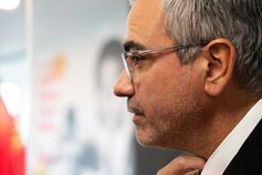 José Pereira da Costa, presidente da MAG do Benfica e candidato ao mesmo cargo na lista de Rui Costa, esteve na redação de A BOLA - foto: Breno Barison