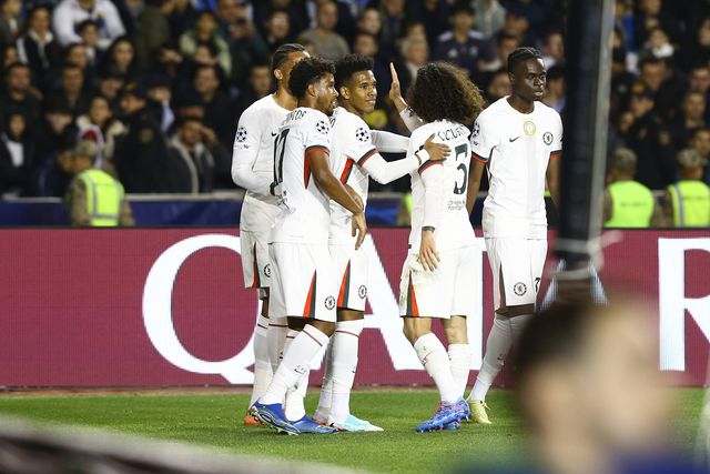 Festejo de Estevão no empate frente ao Qarabag na Liga dos Campeões