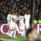 Festejo de Estevão no empate frente ao Qarabag na Liga dos Campeões