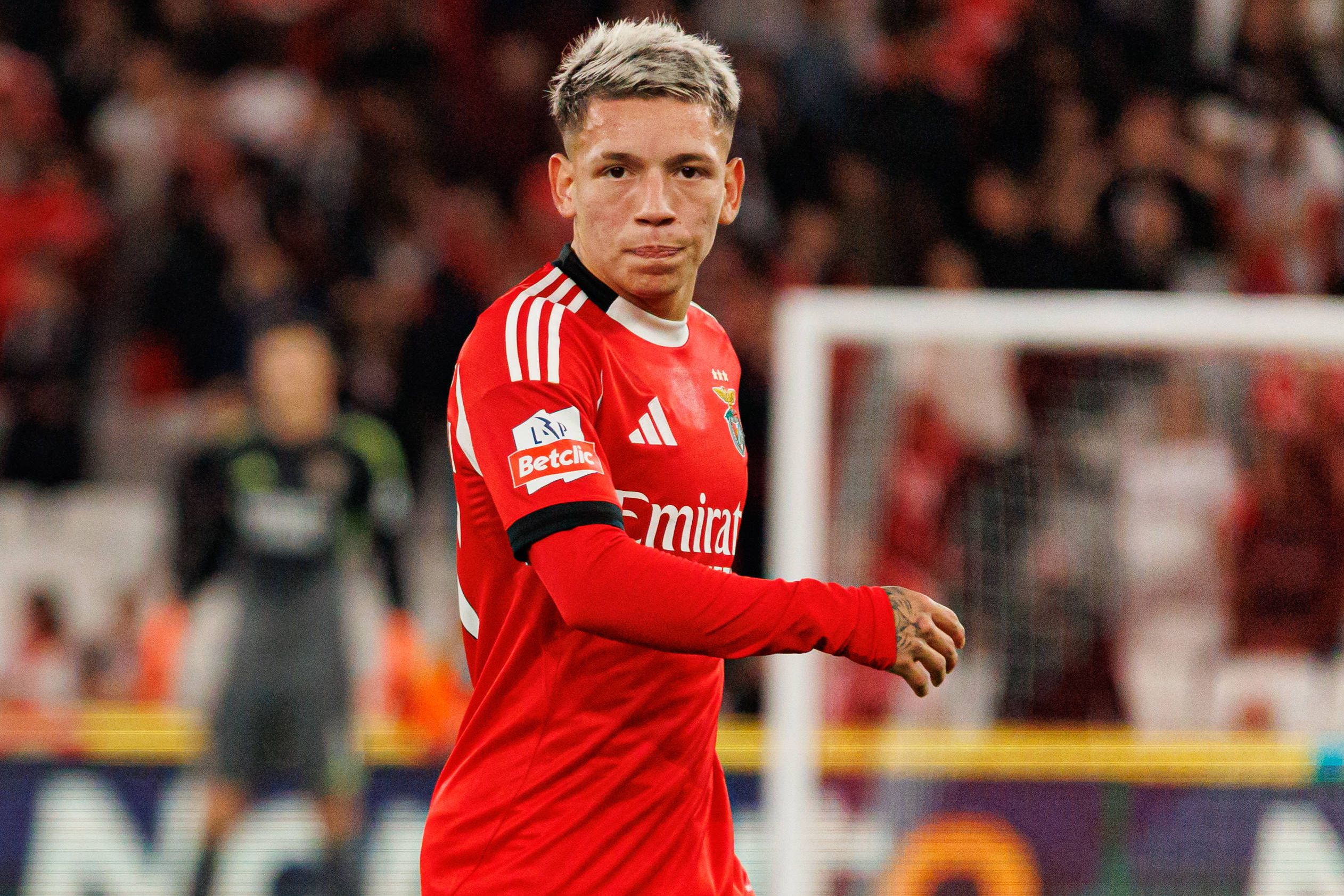 Gianluca Prestianni, extremo do Benfica - Foto Imago