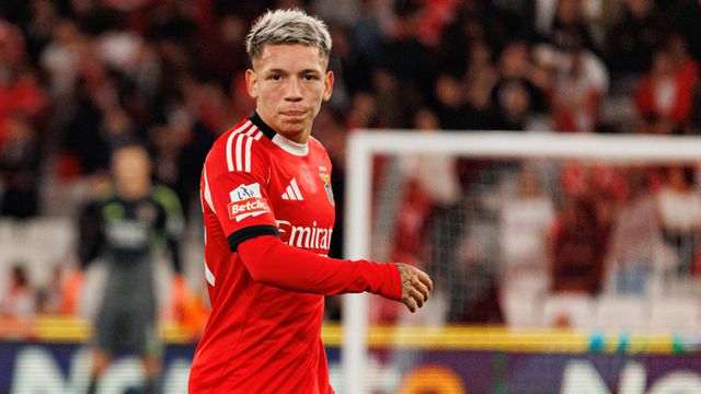 Gianluca Prestianni, extremo do Benfica - Foto Imago