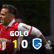 SC Braga na frente diante do Genk com golo de Zalazar