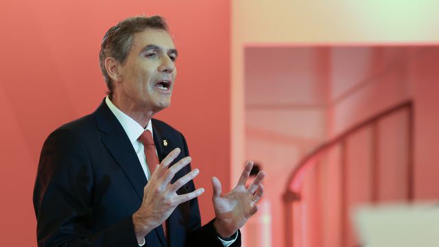 Noronha Lopes durante o debate - Foto: SL Benfica