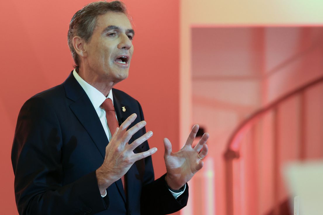 Noronha Lopes durante o debate - Foto: SL Benfica