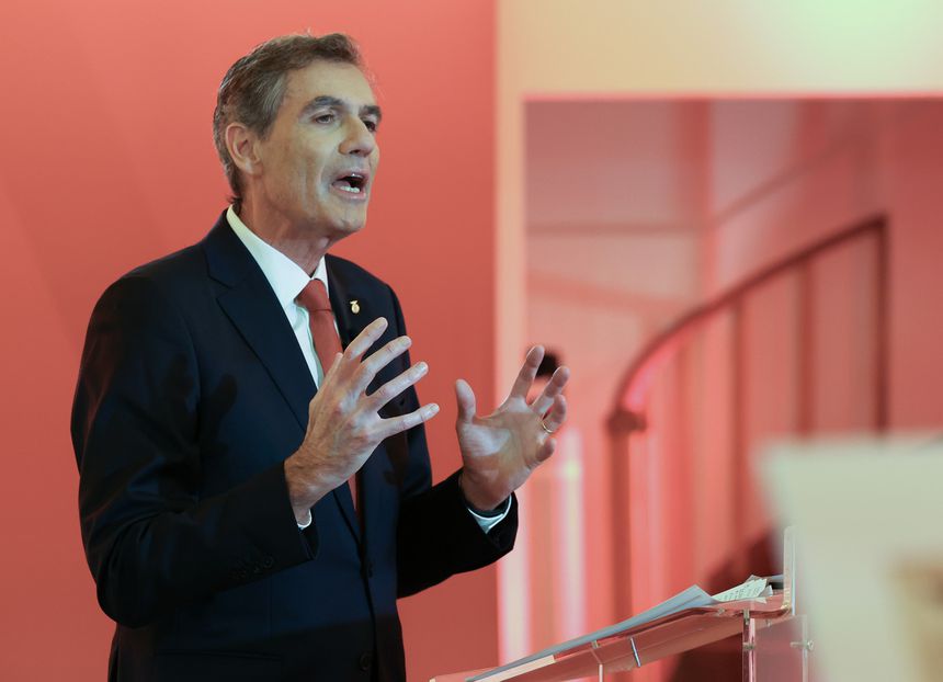 Noronha Lopes durante o debate - Foto: SL Benfica