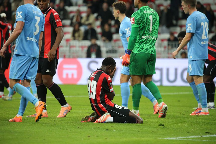 A desilusão do Nice - Foto: IMAGO