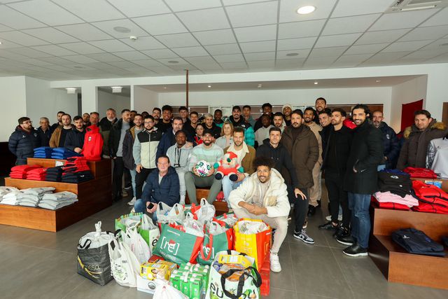 Chaves: jogadores e elementos de toda a estrutura dão o exemplo e contribuem para causa solidária