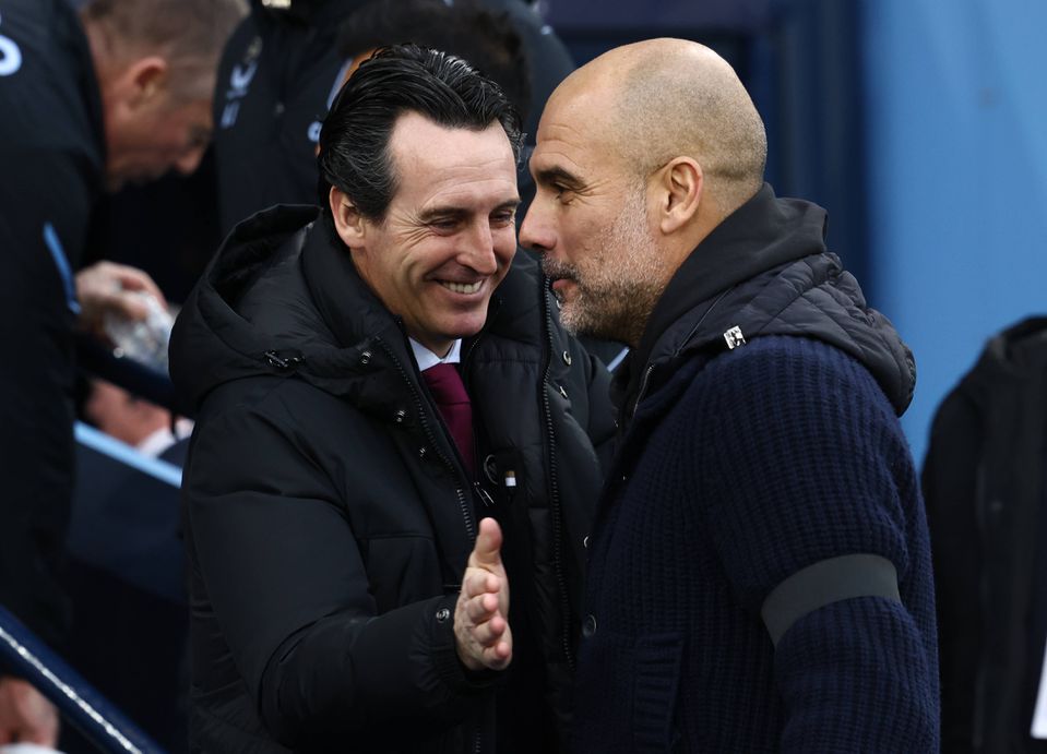 Aston Villa-Manchester City: Emery e Guardiola na ‘guerra’ do trono