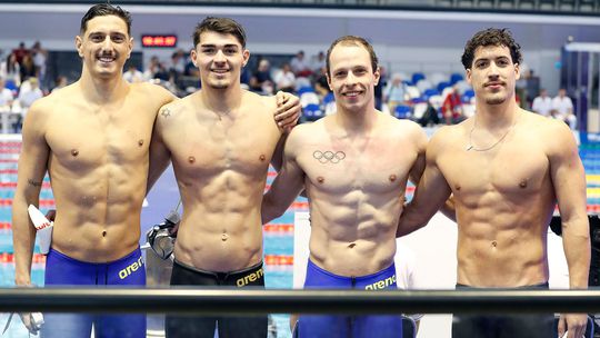 Estafeta de Portugal de 4x50m estilos volta a bater máximo na final do Europeu