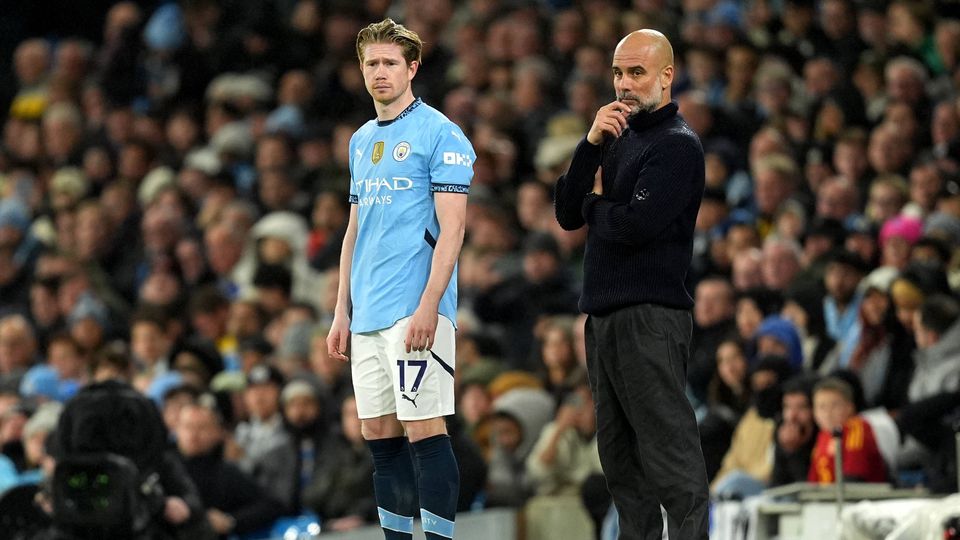 Pep Guardiola e a renovação de De Bruyne: «Quem me dera que tivesse 23 anos»