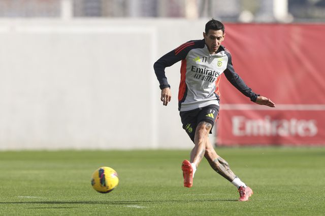 Foco total no treino do Benfica (fotogaleria)