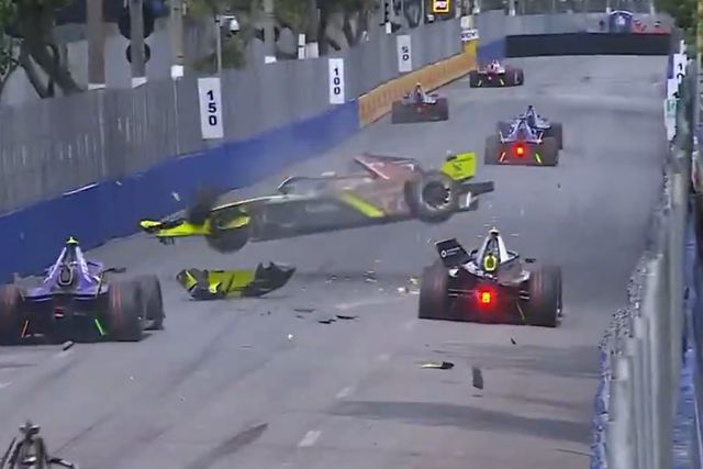 Piloto português envolvido em acidente aparatoso