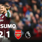Resumo: Aston Villa castiga Arsenal mesmo a fechar