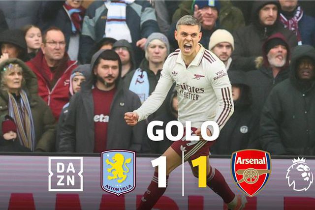 Trossard com impacto imediato no Arsenal sete minutos depois de entrar