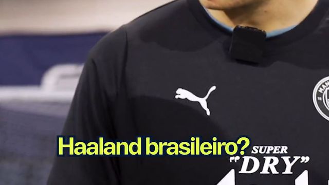 Haaland a falar português? Sim, para conhecer o 'Haaland do Sertão'