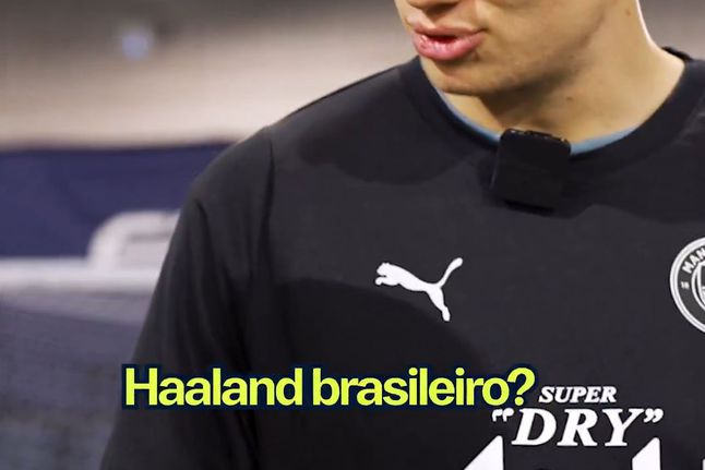 Haaland a falar português? Sim, para conhecer o 'Haaland do Sertão'