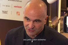 A reação de Roberto Martínez ao calendário do Mundial