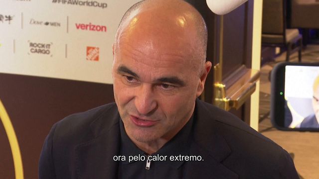A reação de Roberto Martínez ao calendário do Mundial