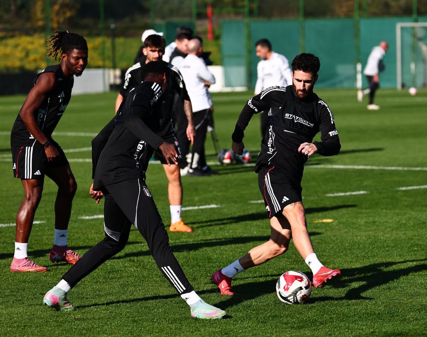 Rafa Silva, avançado do Besiktas, de regresso aos treinos - Foto: X do Besiktas