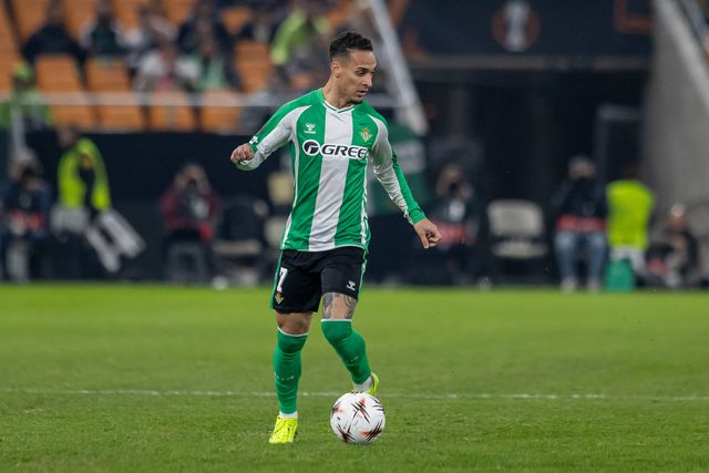 Antony, extremo d Betis, clube onde se reencontrou com o seu futebol