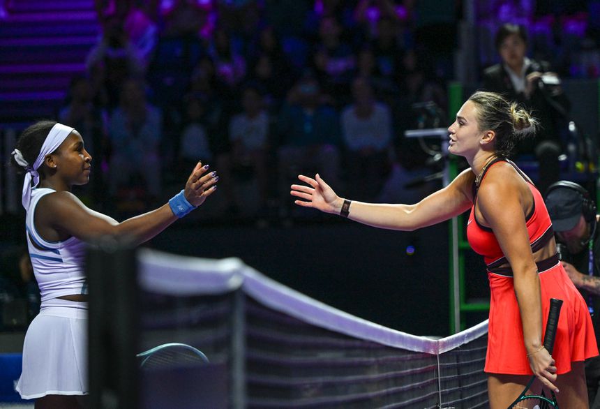 Coco Gauff e Aryna Sabalenka são as tenistas mais bem pagas do ano - Foto: IMAGO