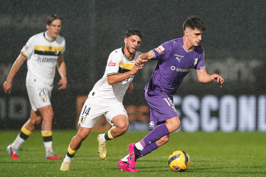 Pau Víctor apontou o golo decisivo que garantiu o triunfo do SC Braga em Famalicão. Foto: Hugo Delgado/LUSA