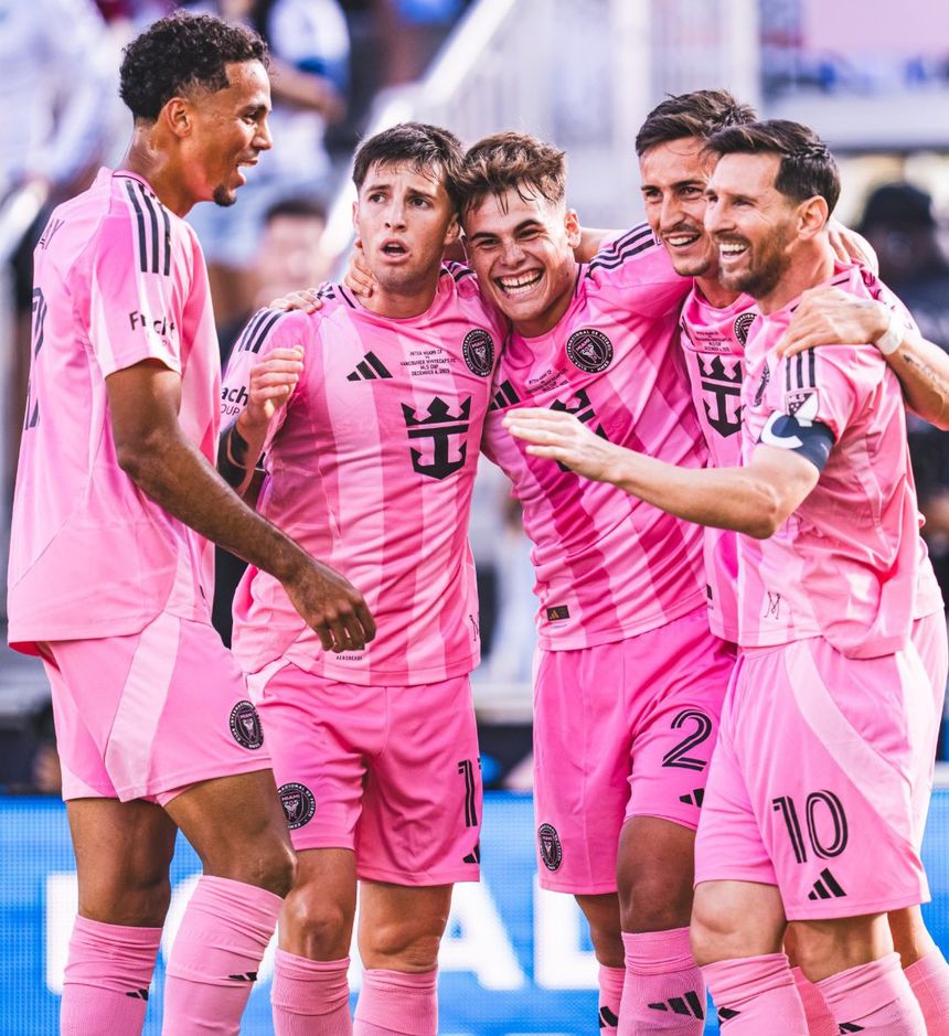 Inter Miami celebra golo na final da MLS frente ao Vancouver Whitecaps - Foto: X da Major League Soccer