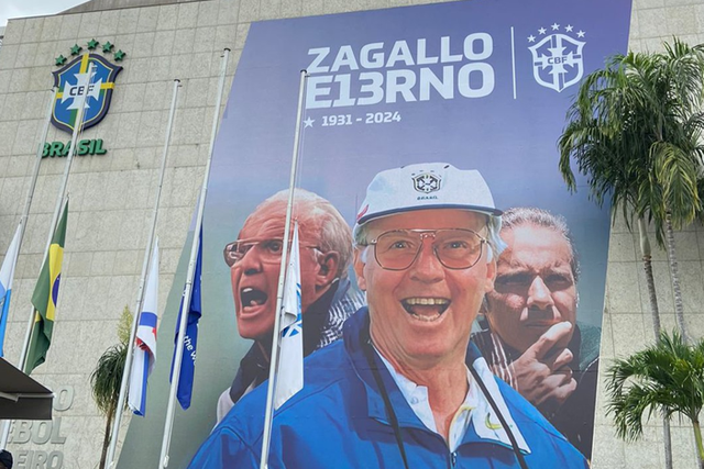 Milhares no último adeus a Zagallo